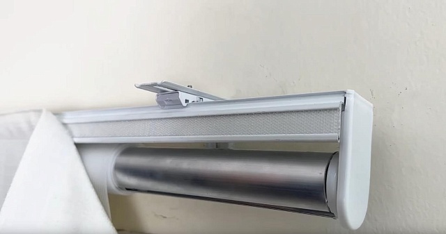 Установка римских штор